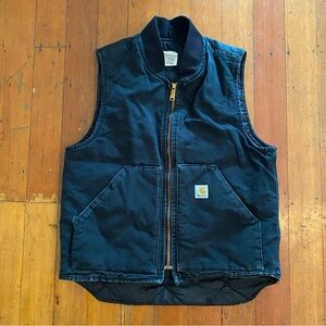 Vintage Carhartt Vest Quilt Lined Duck Vest